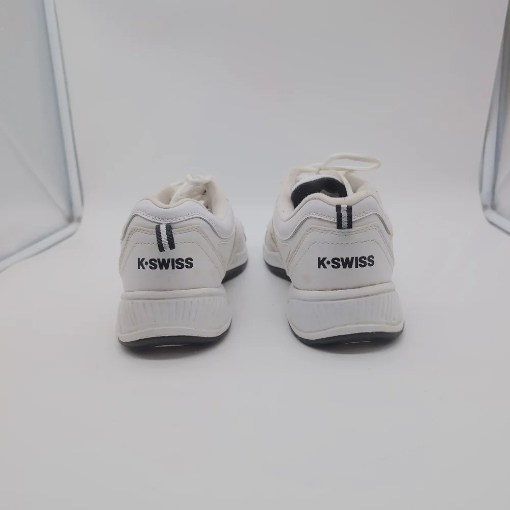 K Swiss Sz 10 02476125 LOW White Men's Athletic Sneakers